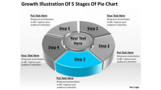 5 Pie Chart - Slide Geeks