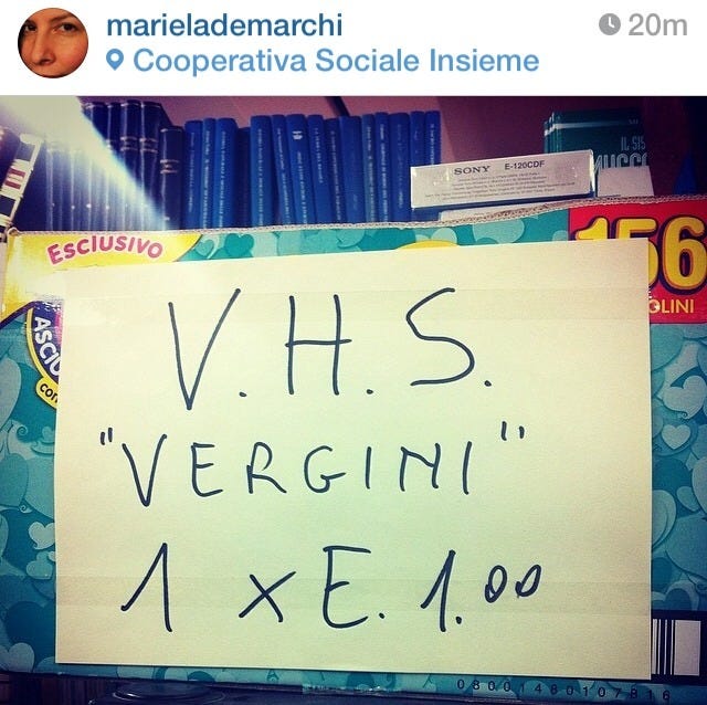“verginità” virgolettata. di @marielademarchi