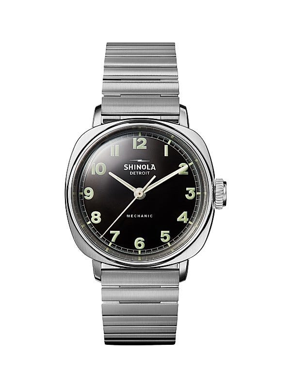 Mechanic 3H Stainless Steel Bracelet Watch/39MM