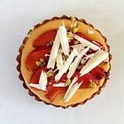 the under appreciated quince + quince & chamomile tart
