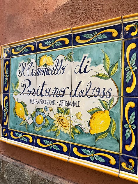 Spiaggia di Fornillo, Restaurants, Ceramics and Night Views of Positano