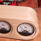 A nicer voltmeter clock