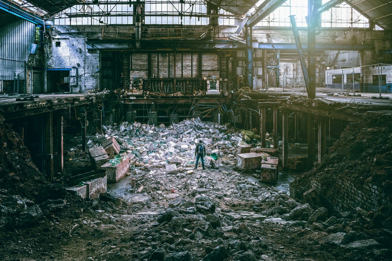 Photo of a demolished warehouse by Peter Herrmann on Unsplash Photo of a demolished warehouse by Peter Herrmann on Unsplash