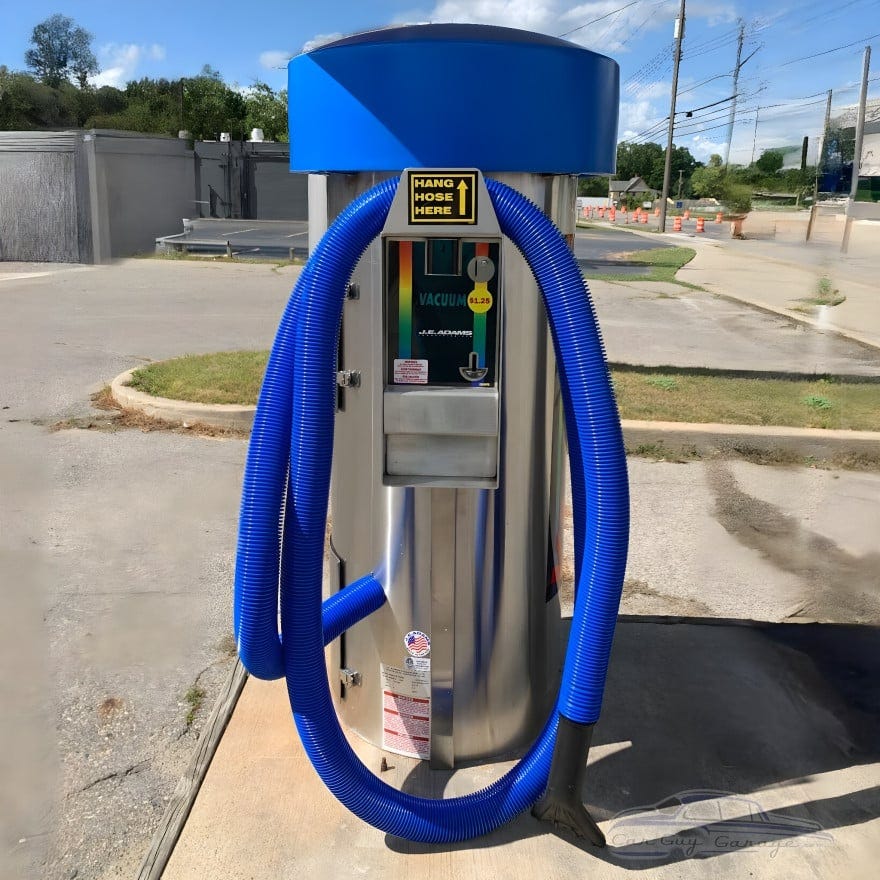 Commercial Coin-Operated Self-Serve Car Wash Vacuum - 220V 3 Motor