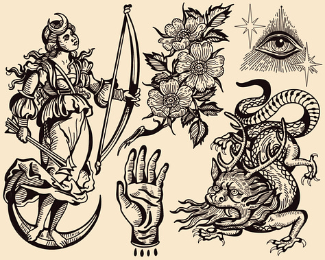 I will be creating more images from Esoteric and Alchemical emblems. So stay tuned!