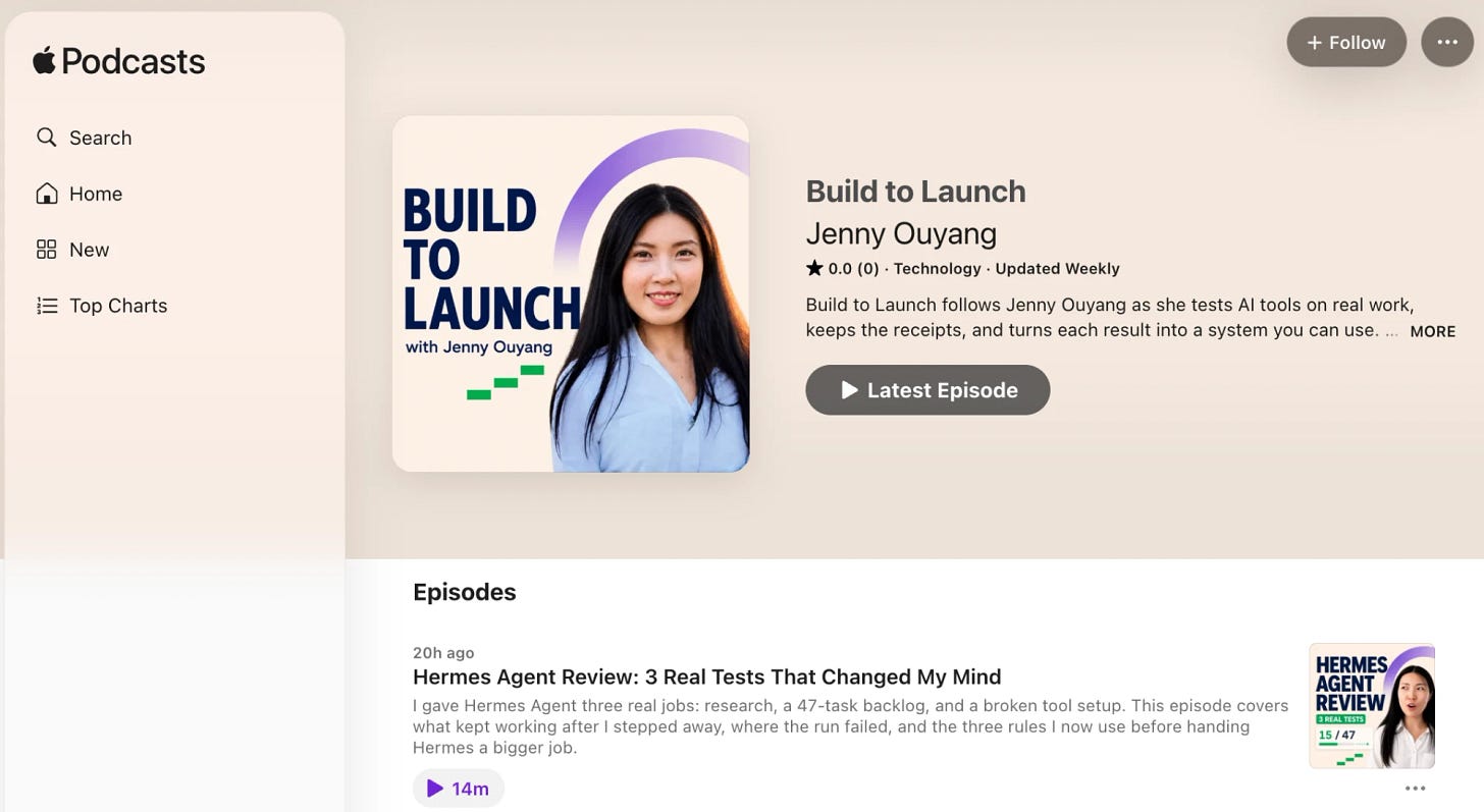 Build to Launch on Apple Podcasts
