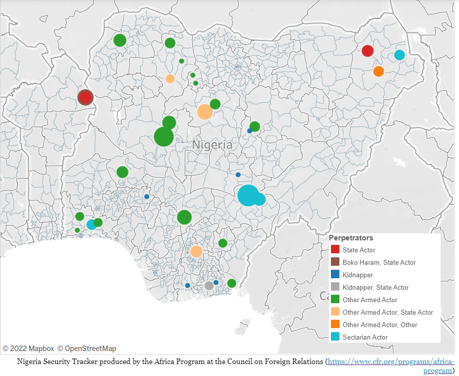 CFR's Nigeria Security Tracker Weekly Update: October 22-28, 2022