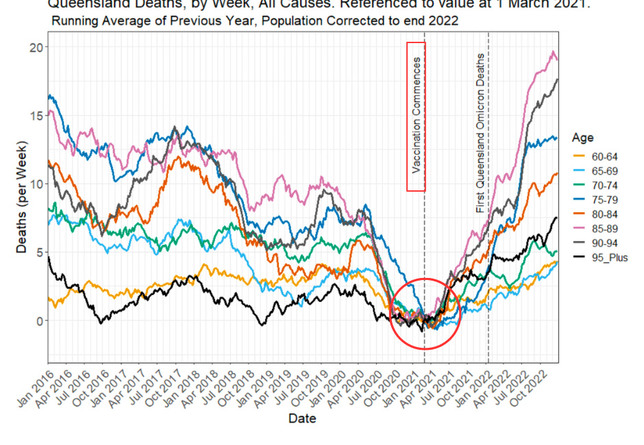 All-cause mortality started trending upwards with vax rollout, not Covid, report finds