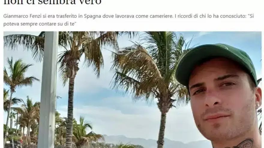 Consternación en Italia por la muerte &quot;misteriosa&quot; de un joven en Canarias