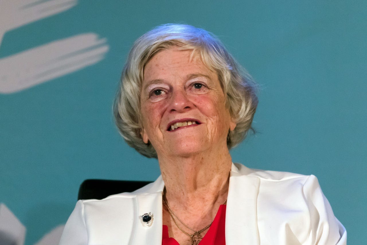 Ann Widdecombe in London on Sept. 27, 2019. Ann Widdecombe in London on Sept. 27, 2019.