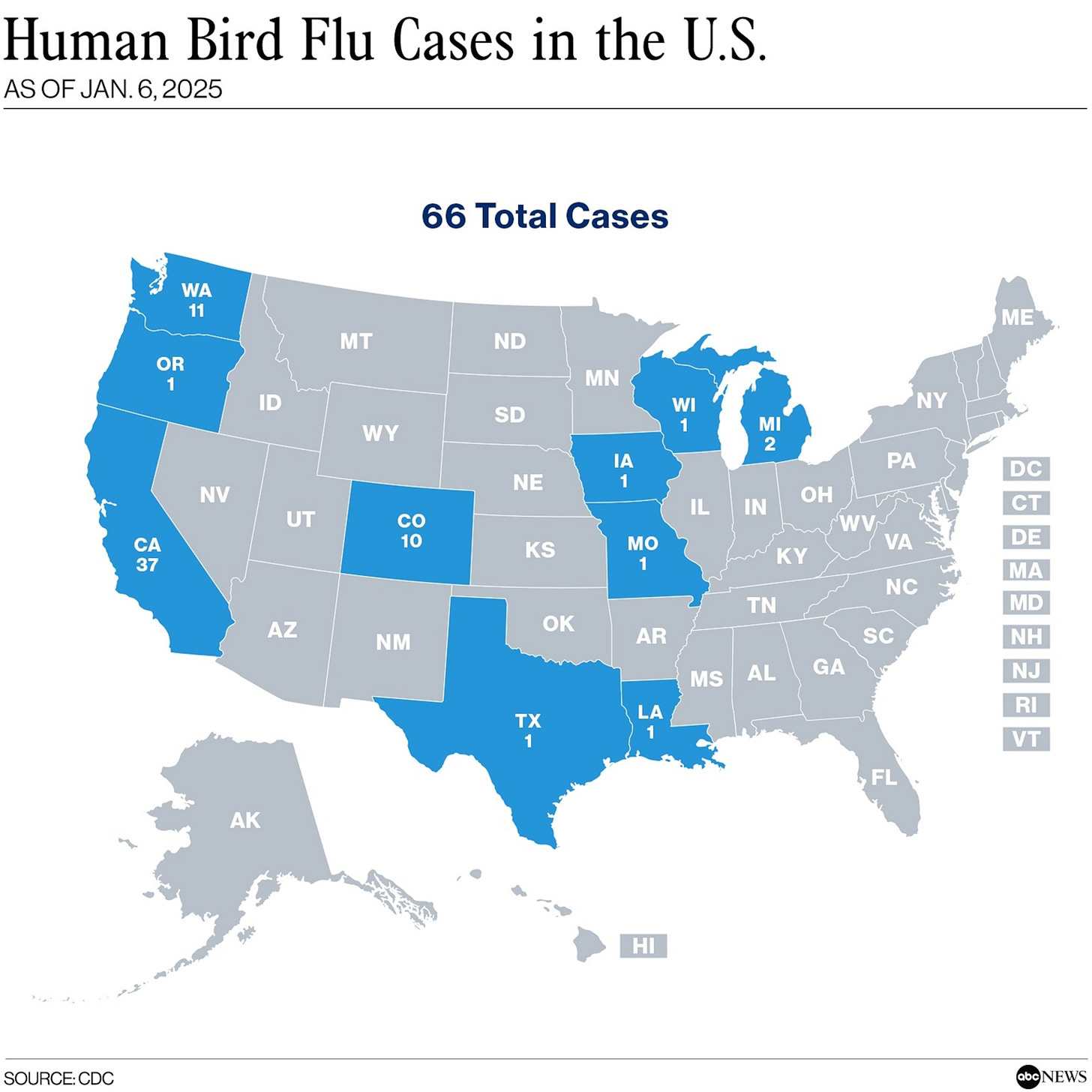 As 1st bird flu death reported in US, what could happen with virus in 2025?  - ABC News