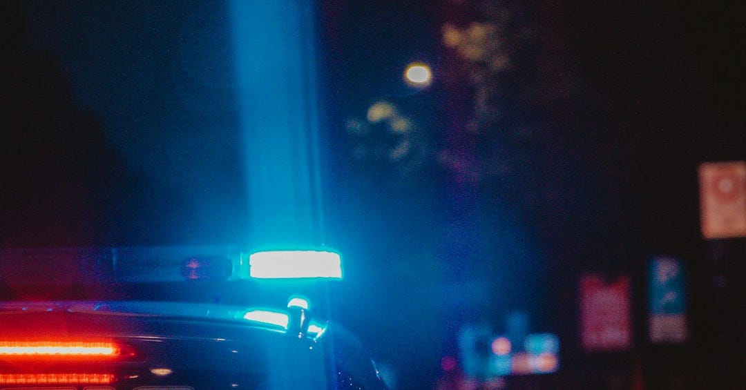 white police car white police car