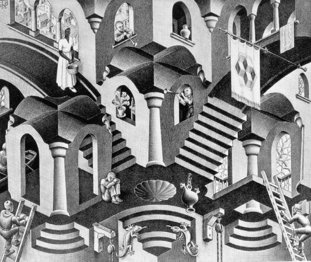 PALAZZO REALE: arriva Escher, il maestro delle illusioni ottiche
