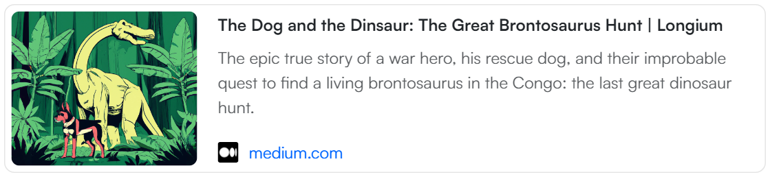 The Dog and the Dinosaur