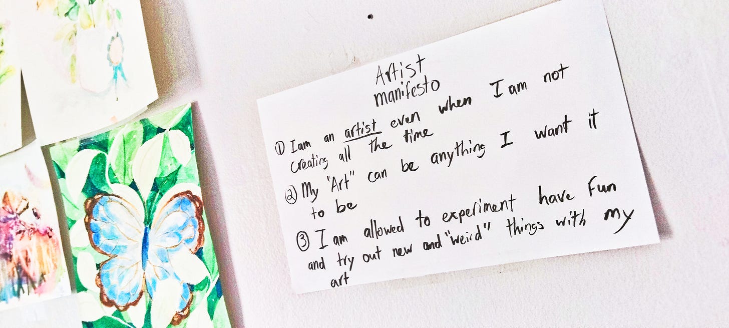 Art Manifesto's for 2024
