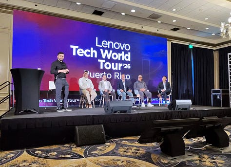 Tech Week En Puerto Rico Lenovo impulsa su visión de IA Híbrida en Tech World Puerto Rico