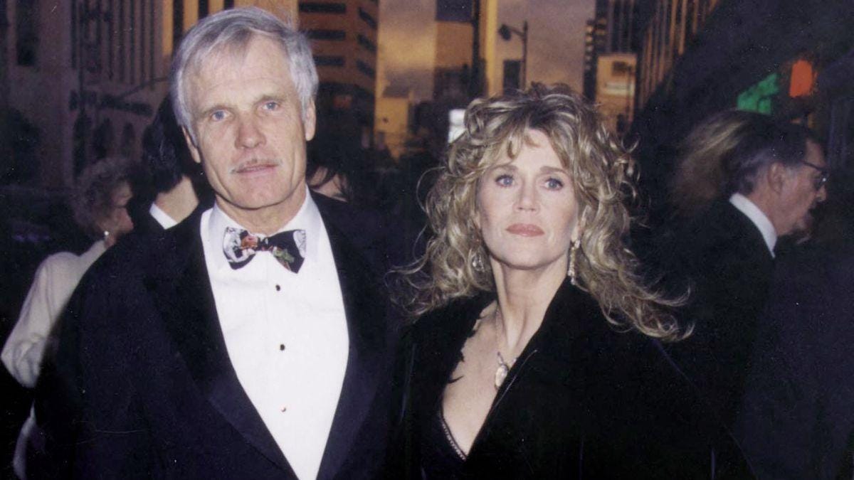 ted turner, jane fonda