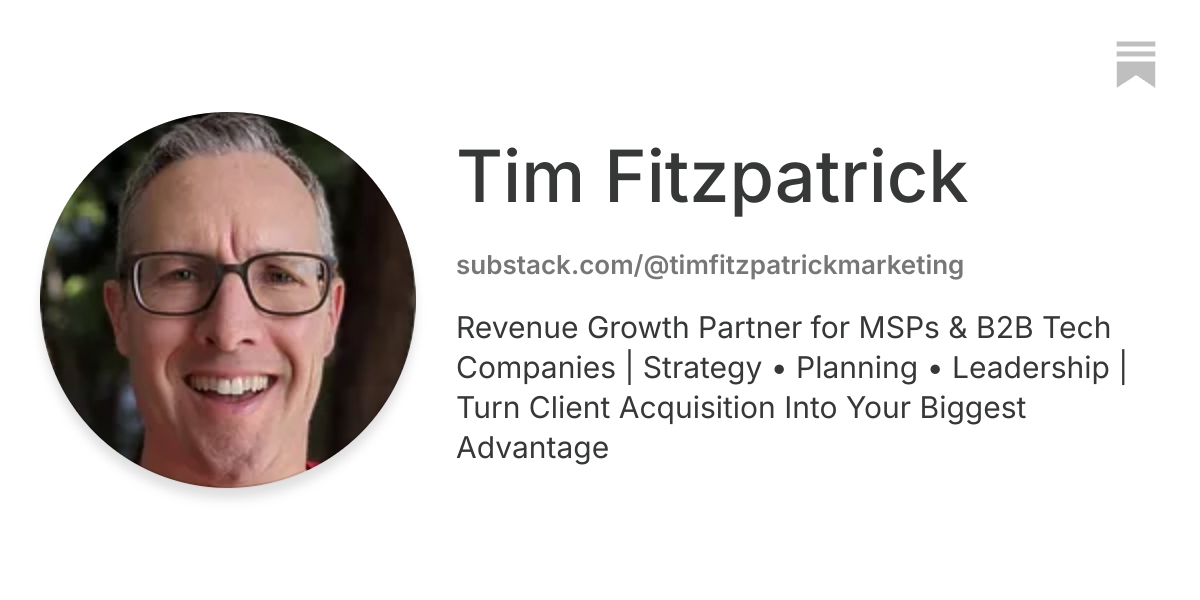 Tim Fitzpatrick | Substack