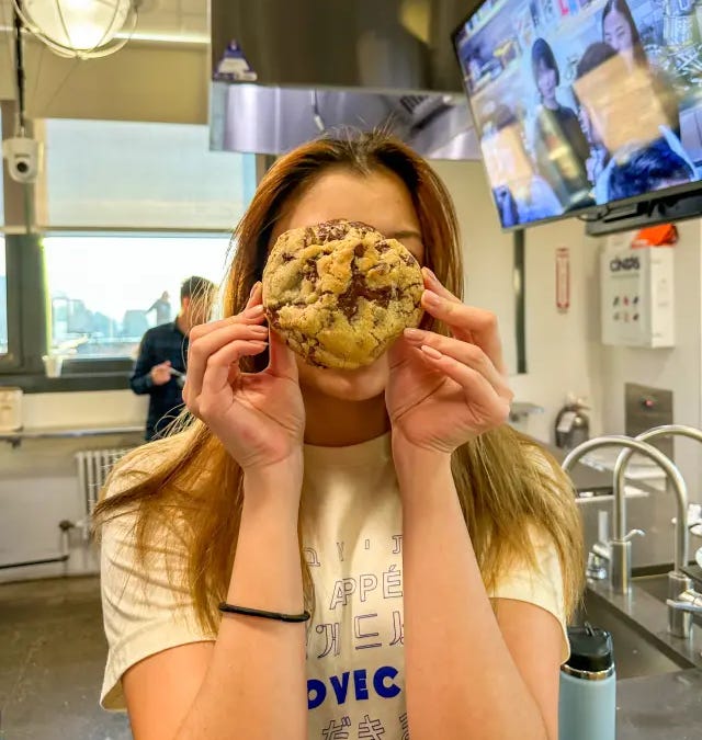 Chocolate Chip Walnut Cookies (Levain copycat) - the croissant crew