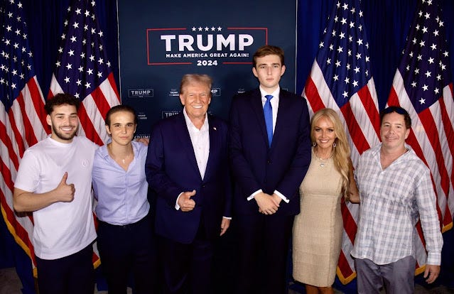 Bo Loudon's Family picture with Trump Bo Loudon's Family picture with Trump
