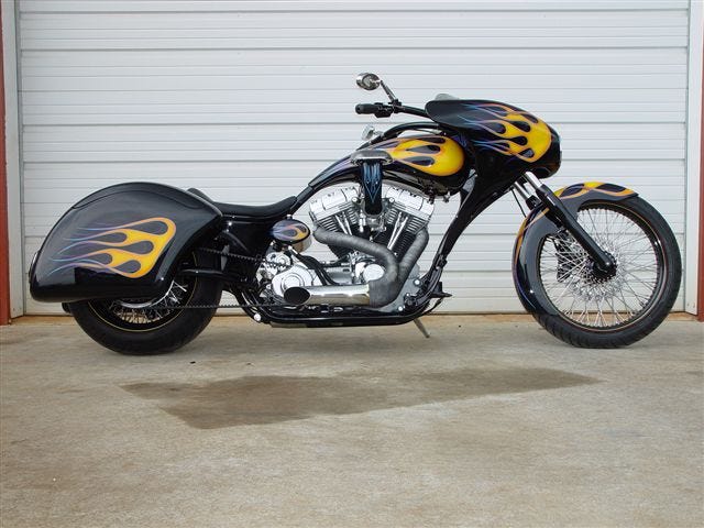 New Ground Breaking Convertible Bagger By Jeff Nicklus Desperado ...