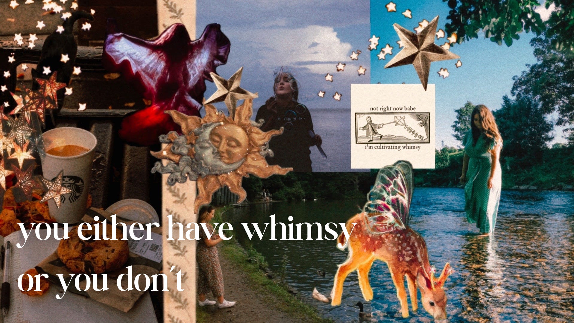 Whimsy Who Everyone wants a whimsical life, but nobody wants to look stupid to get it