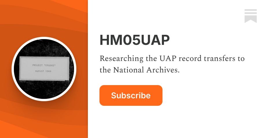 Air Force UAP Records Added to National Archives