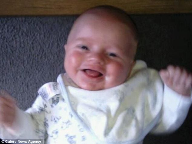 Angelman syndrome: The boy who never stops SMILING | Daily Mail Online