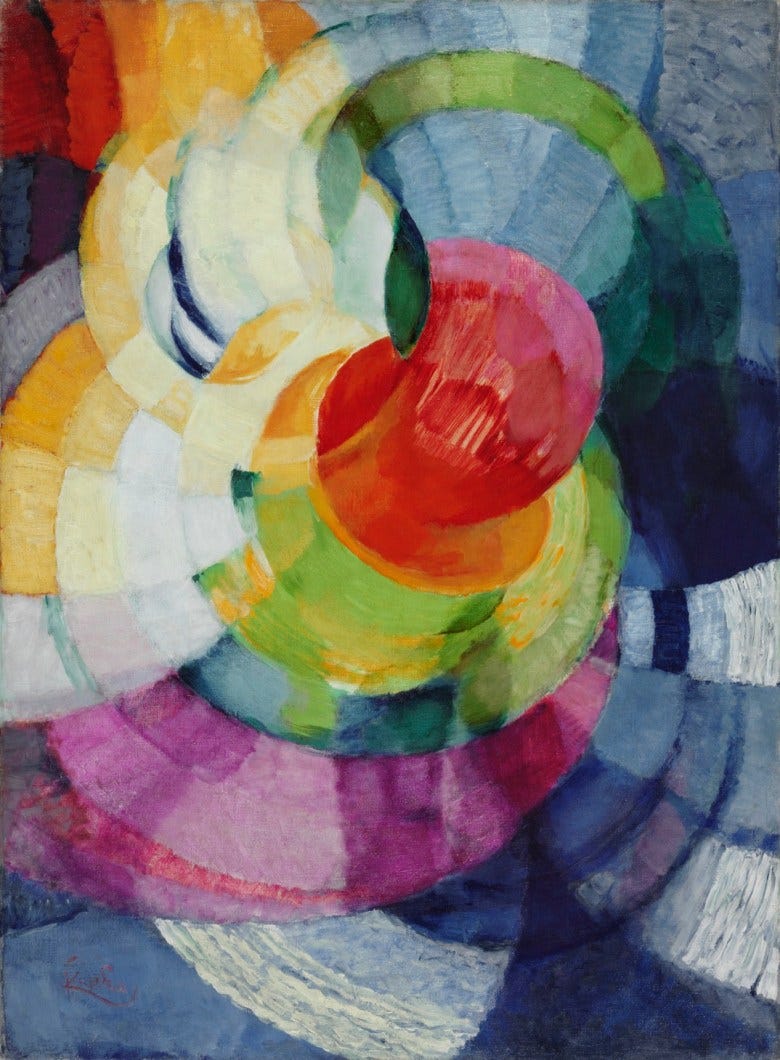 František Kupka - The Yellow Scale - by George Bothamley