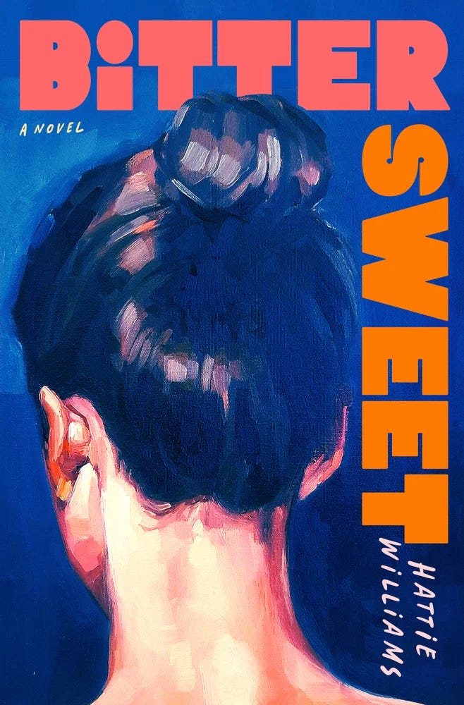 book cover of Bitter Sweet and author photo of Hattie Williams
