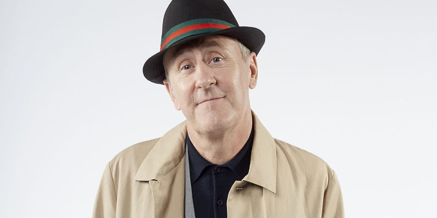 Nicholas Lyndhurst wearing a hat.