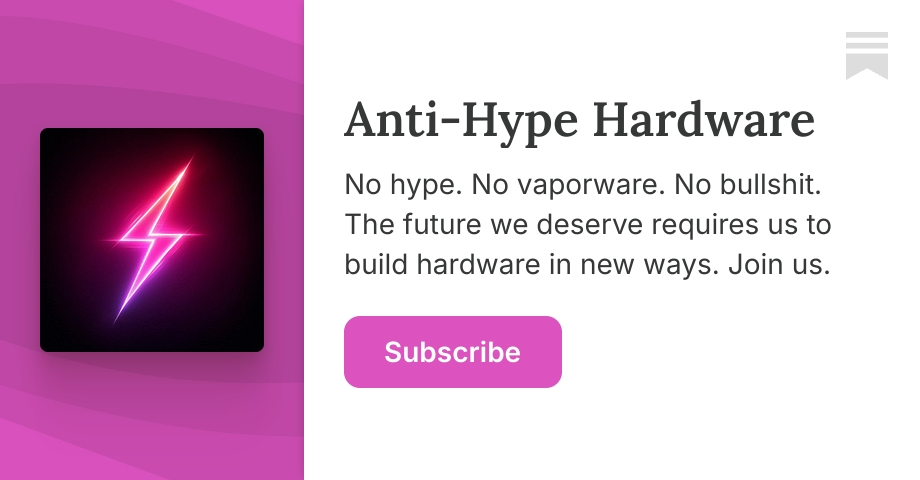 Anti-Hype Hardware | Ben Kellie | Substack
