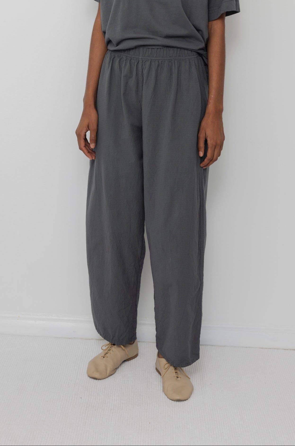 Wide Trouser : Stone Wide Trouser : Stone