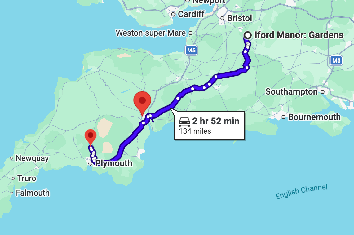 After Iford, I traveled down into Devon to Wildside and had a wonderful look at Dartmoor along the way. 