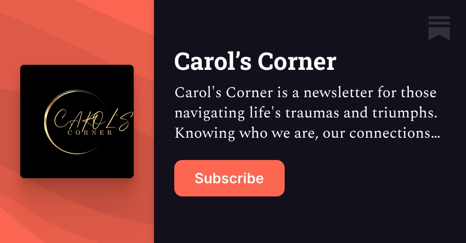 Carol’s Corner | Substack
