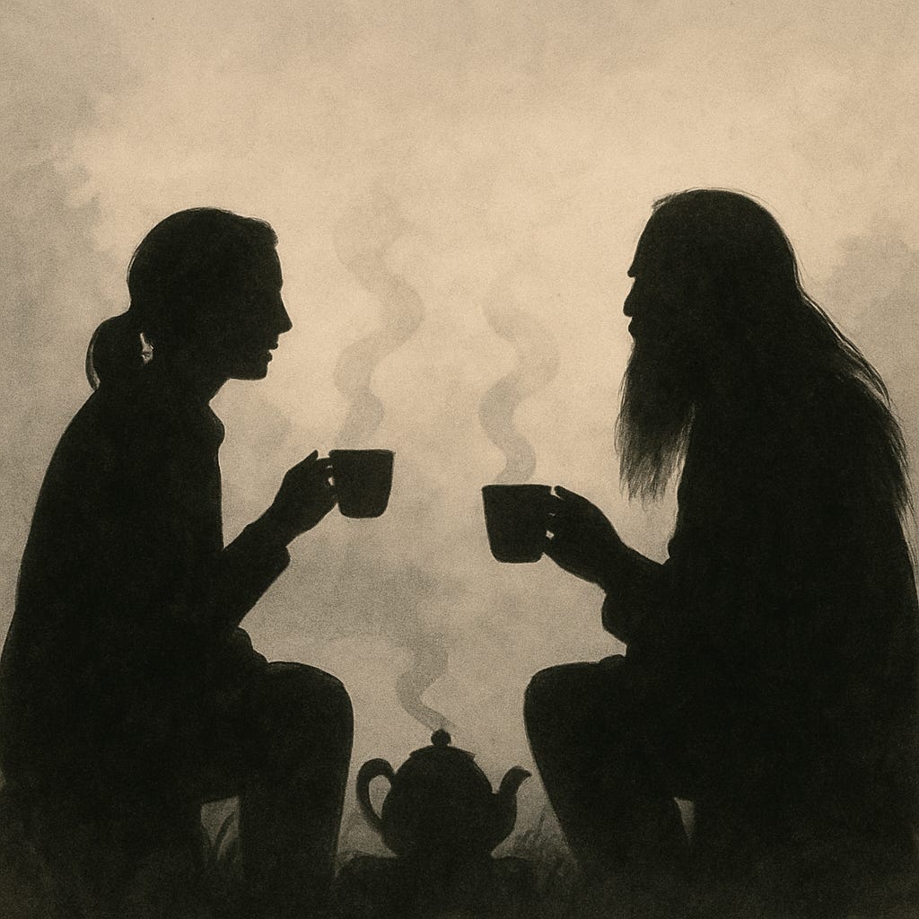 Alexandra and Miguel On A Misty Oregon Morning