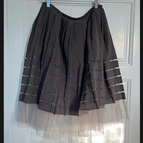 Prada, bejewelled, tutu skirt