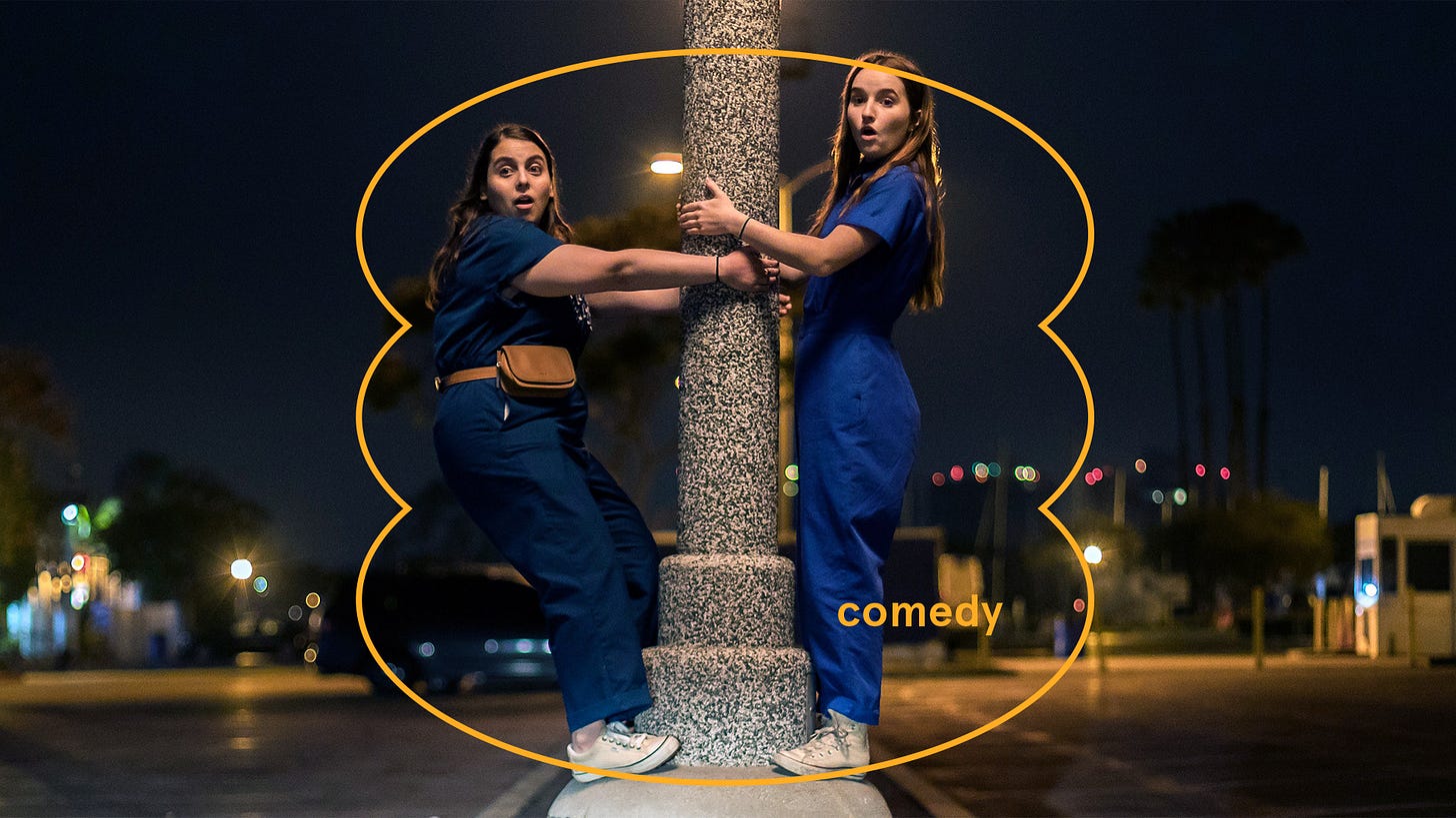 Beanie Feldstein and Kaitlyn Dever in Booksmart. Courtesy of Hulu.