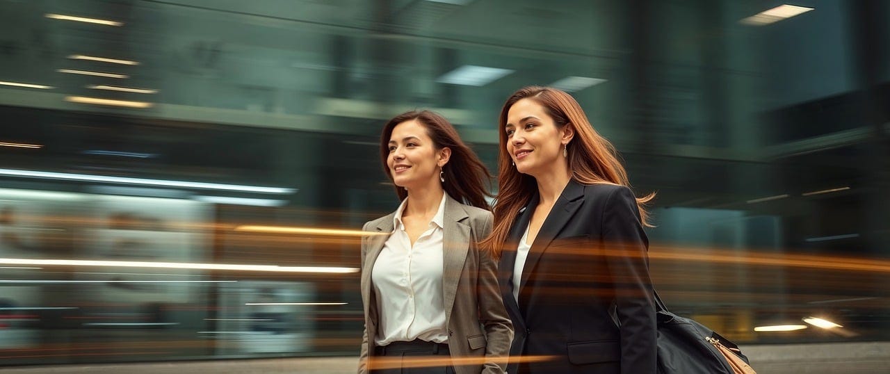 Free ai generated businesswomen business illustration