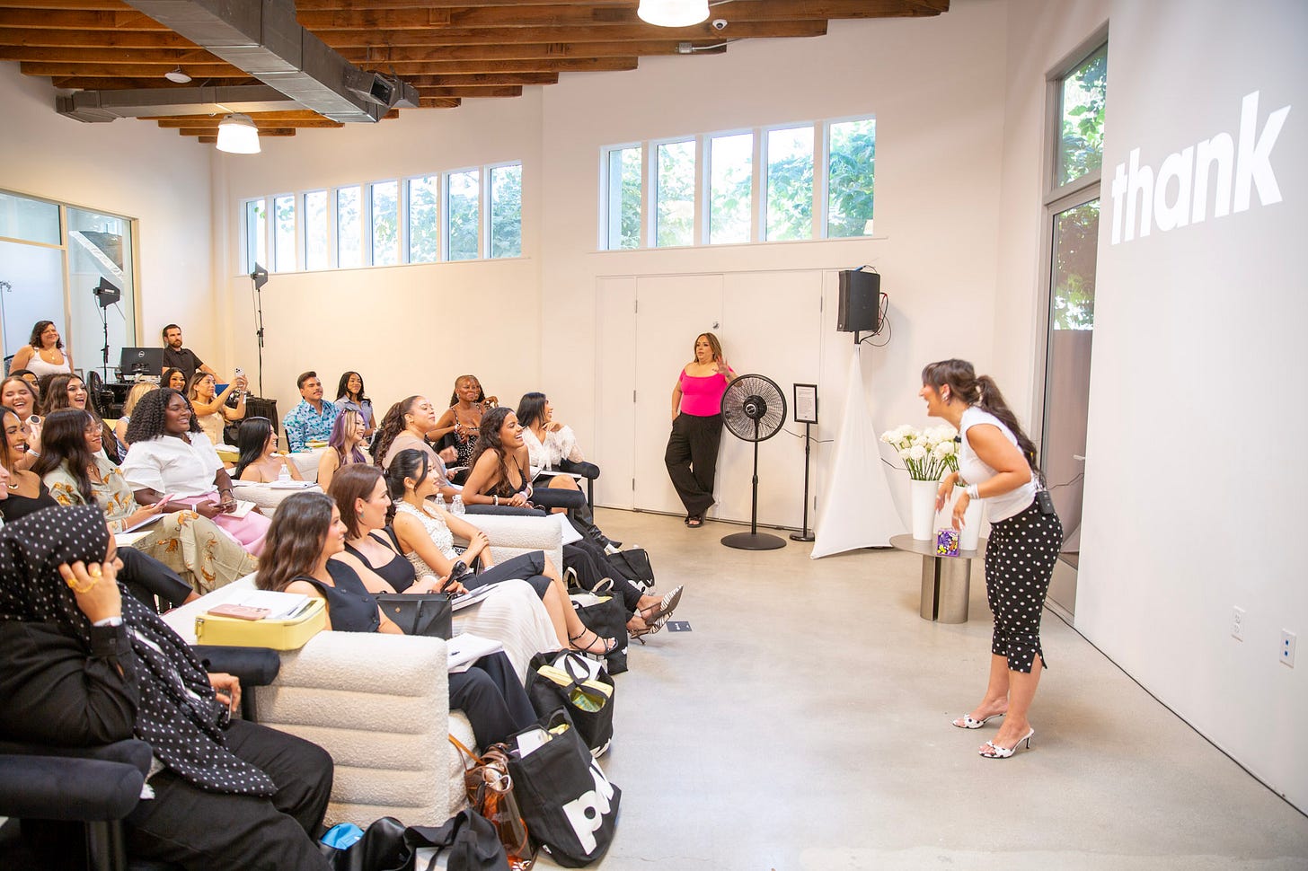 Mikayla Nogueira at POV Labs: A Seat at the Table creator summit 