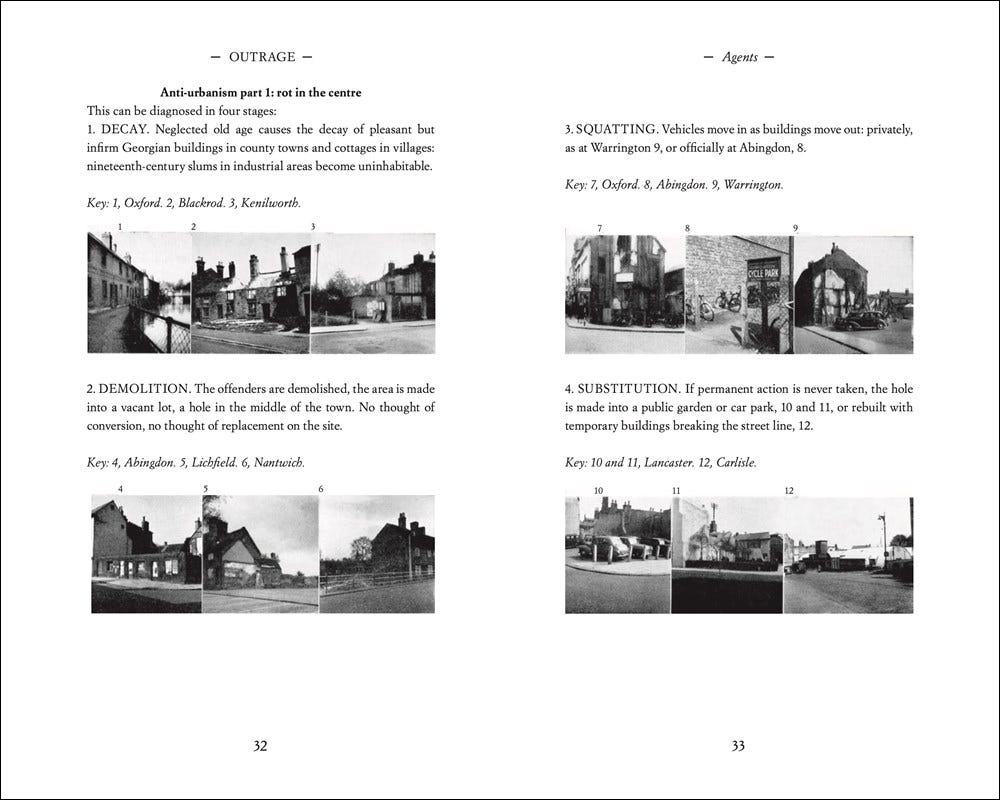 Spread from "Outrage" by Ian Nairn