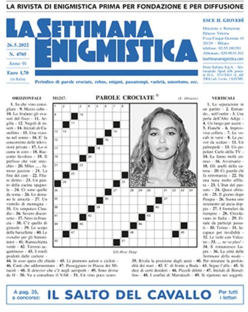 Il Cavalier Baggi Sisini e il segreto della Settimana Enigmistica