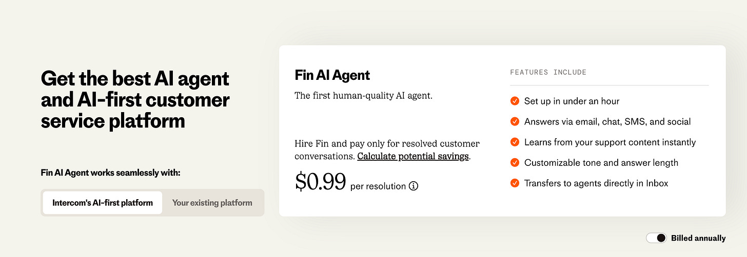 Example of outcome-based pricing model for B2B SaaS in 2025 Example of outcome-based pricing model for B2B SaaS in 2025