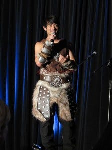 Osric cosplays The Warrior