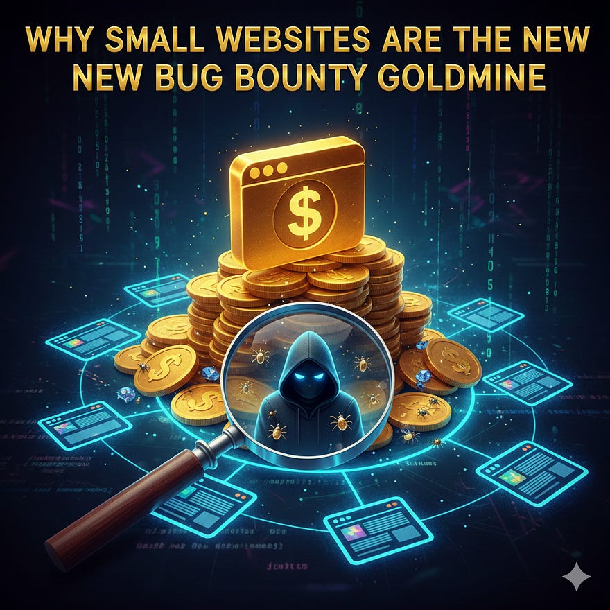 Why Small Websites Are the New Bug Bounty Goldmine 💎 Https%3A%2F%2Fsubstack Post Media.s3.amazonaws.com%2Fpublic%2Fimages%2F9492671c 9d65 4384 Bbb7 47b3190d5a7e 880x880