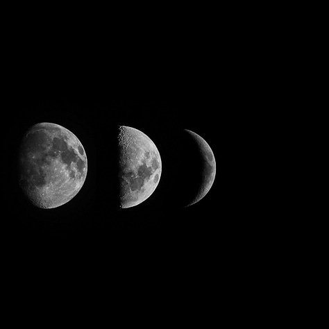 the moon phases