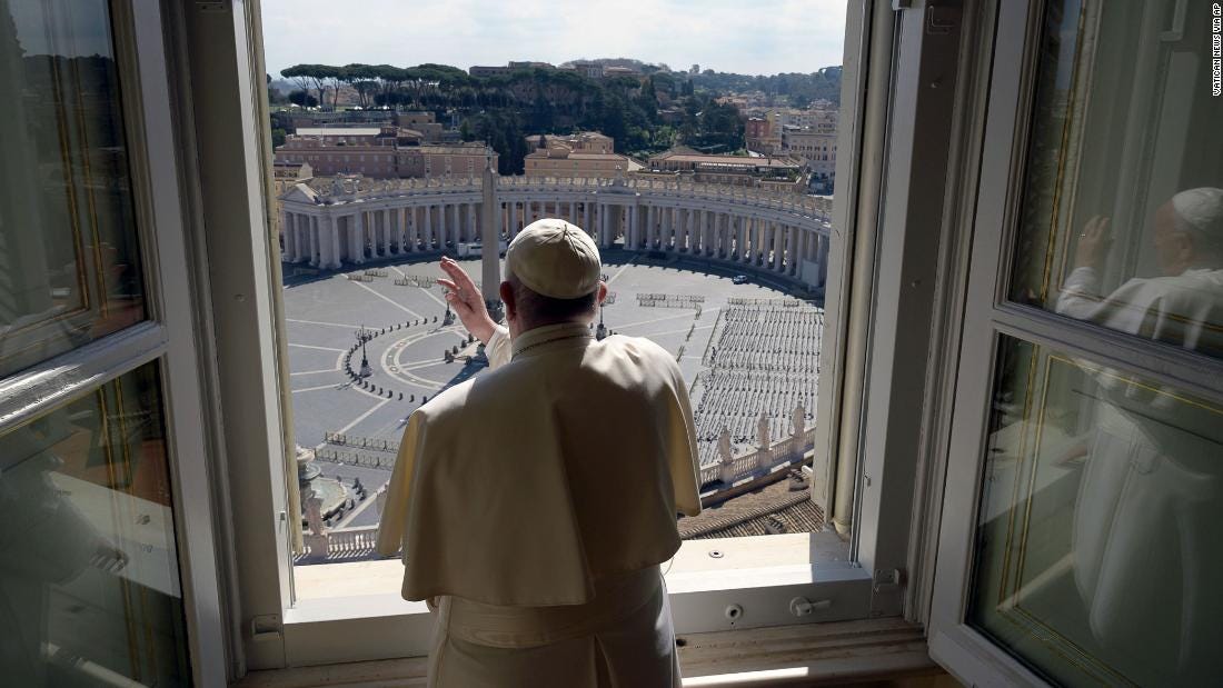 Image result for st peter's square empty pope Image result for st peter's square empty pope