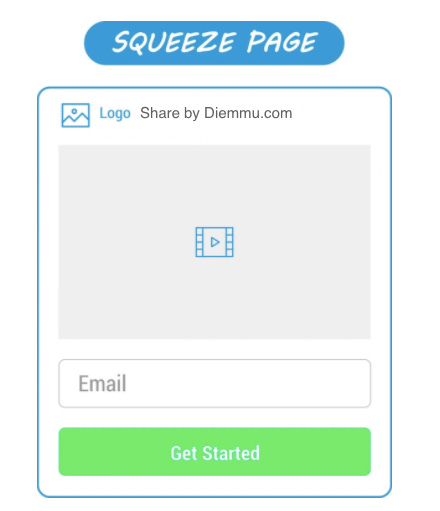 Squeeze Page đơn giản