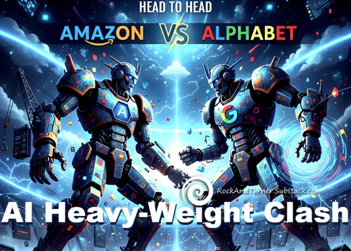 Heavy-Weight A.I. Clash: Amazon vs Alphabet