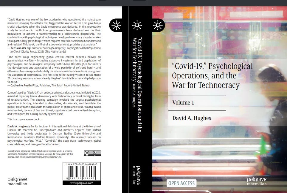 "Covid-19," Psychological Operations, and the War for Technocracy, Volume 1 - FULL BOOK, FREE DOWNLOAD